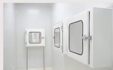 Static Pass Box dalam Cleanroom Kelas 100